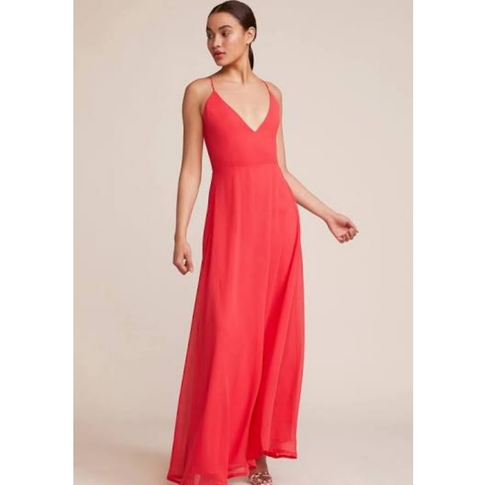 BB Dakota Coral Maxi Dress